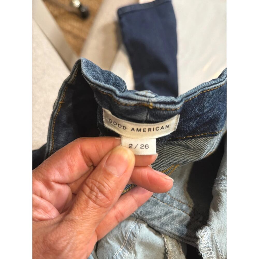 Good American high waisted skinny jeans EUC 2 2358 - Picture 3 of 5